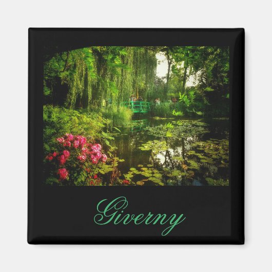 Famous Claude Monet Giverny Pond Lilies Magnet (Vorne)