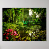 Famous Claude Monet Giverny Pond Lilies Poster (Vorne)