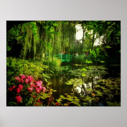 Famous Claude Monet Giverny Pond Lilies Poster (Vorne)