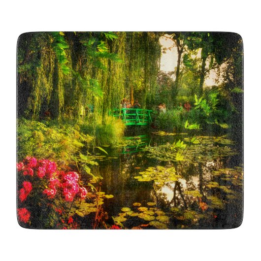 Famous Claude Monet Giverny Pond Lilies Schneidebrett (Vorderseite)