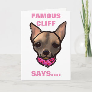 FAMOUS CLIFF MOTHER'S DAY CARD KARTE