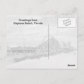Famous Daytona Beach Florida Postkarte (Rückseite)