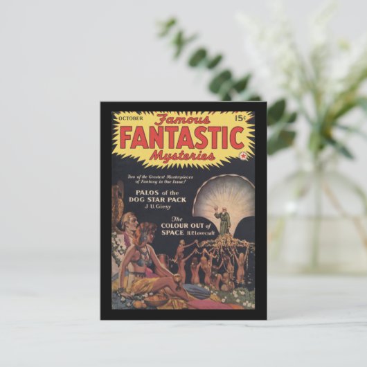 Famous Fantastic Mysteries v03n04 1941-10_Pulp Art Postkarte (Stehend Vorderseite)