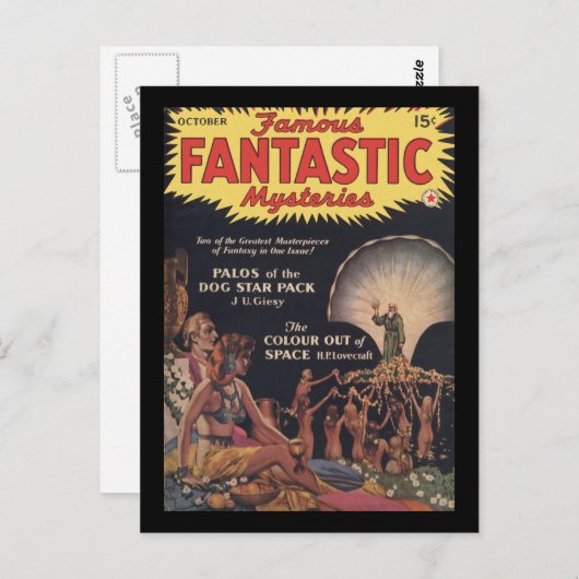 Famous Fantastic Mysteries v03n04 1941-10_Pulp Art Postkarte (Vorne/Hinten)