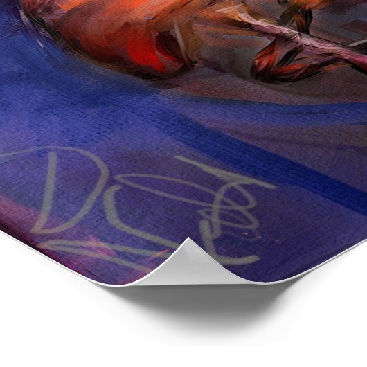 Famous Flamingo Poster (Ecke)