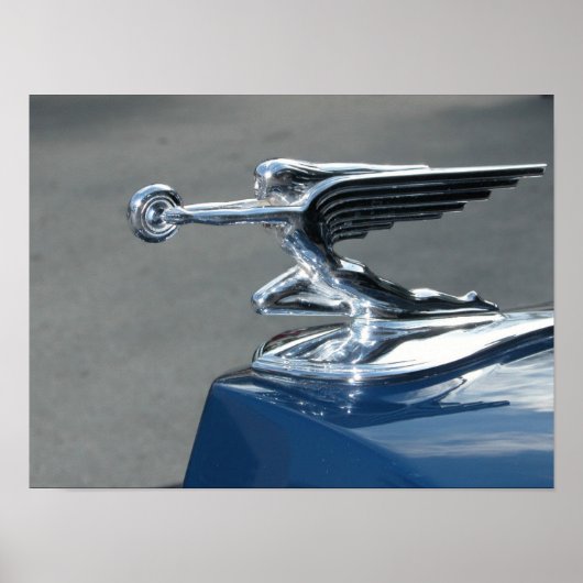Famous Flying Lady Car Hood Ornament Poster (Vorne)