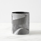 Famous Gateway Arch Black, White & Gray  Tasse (Zentrum)