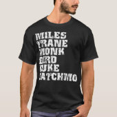 Famous Jazz Miles Coltrane Monument Obelisk T-Shirt (Vorderseite)