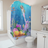 Famous Mermaid Duschvorhang (Beispiel)