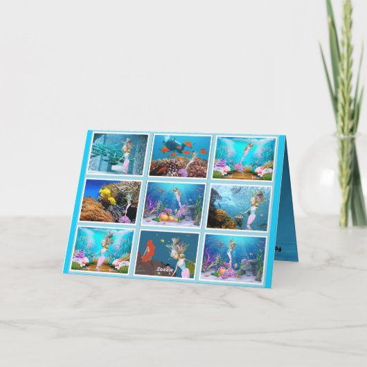 Famous Mermaid Karte (Rückseite)