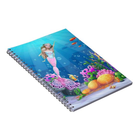 Famous Mermaid Notizblock (Rechte Seite)