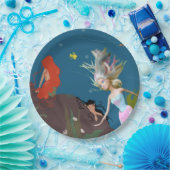 Famous Mermaid Pappteller (Party)