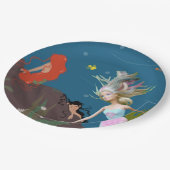 Famous Mermaid Pappteller (Schrägansicht)