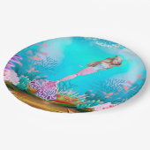 Famous Mermaid Pappteller (Schrägansicht)