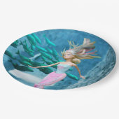 Famous Mermaid Pappteller (Schrägansicht)