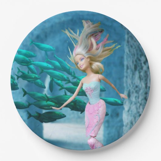 Famous Mermaid Pappteller (Vorderseite)