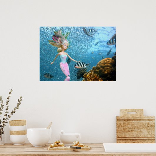 Famous Mermaid Poster (Küche)