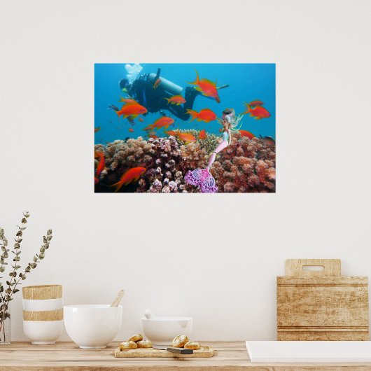 Famous Mermaid Poster (Küche)