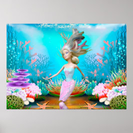 Famous Mermaid Poster
