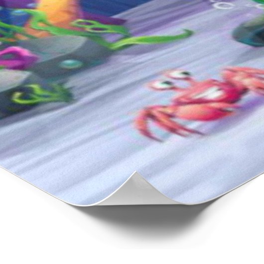 Famous Mermaid Poster (Ecke)