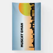 Famous Muscat Oman Banner (Vertikal)