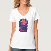 Famous Now Bühne Comic T-Shirt (Vorderseite)