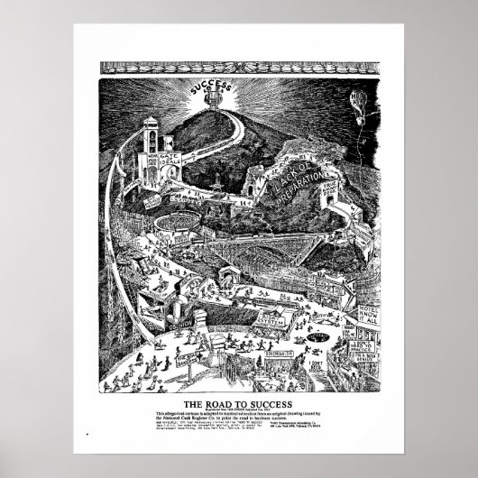 Famous ROAD TO SUCCESS Poster 100 Year Celebration (Vorne)