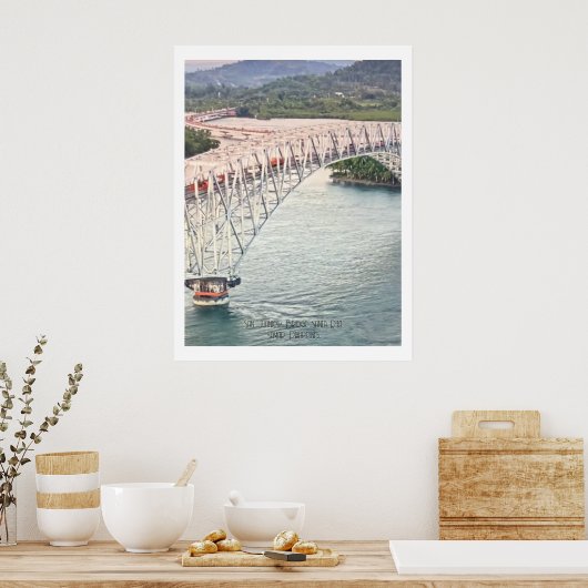 Famous San Juanico Bridge, Ph. -  Poster (Küche)