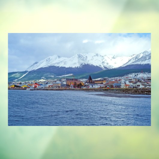 Famous Ushuaia - Tierra del Fuego, Argentinien Fensteraufkleber (Blatt 3)