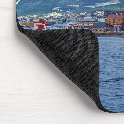 Famous Ushuaia - Tierra del Fuego, Argentinien Mousepad (Ecke)