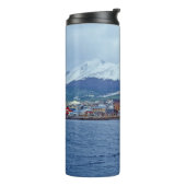 Famous Ushuaia - Tierra del Fuego, Argentinien Thermosbecher (Nach links gedreht)