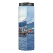 Famous Ushuaia - Tierra del Fuego, Argentinien Thermosbecher (Rückseite)
