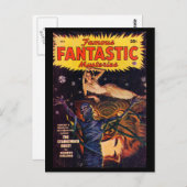Famousfantastisch12_Pulp Art Postkarte (Vorne/Hinten)