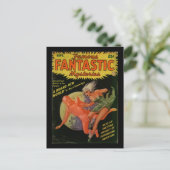 Famousfantastisch1Pulp Art Postkarte (Stehend Vorderseite)