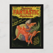 Famousfantastisch1Pulp Art Postkarte (Vorderseite)