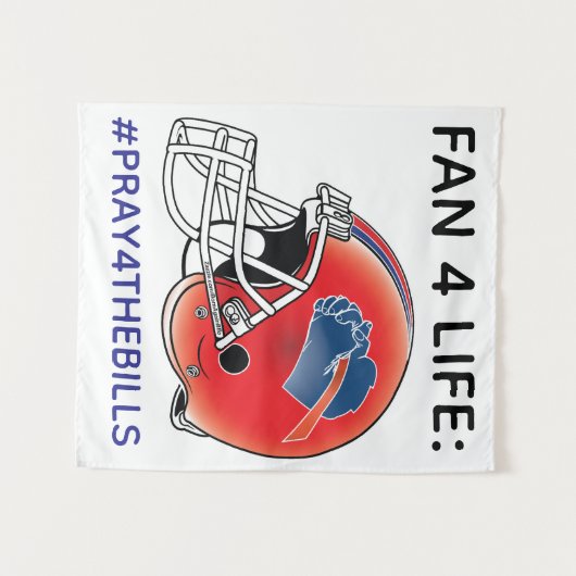 FAN 4 LEBEN WANDTEPPICH (Vorderseite (Horizontal))