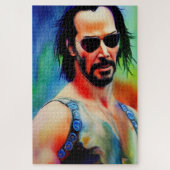 Fan Art Puzzle - Keanu Reeves #1 (Vertikal)