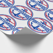 Fan artiko Beisbol Cuba Portuarios. Geschenkpapier (Ecke)