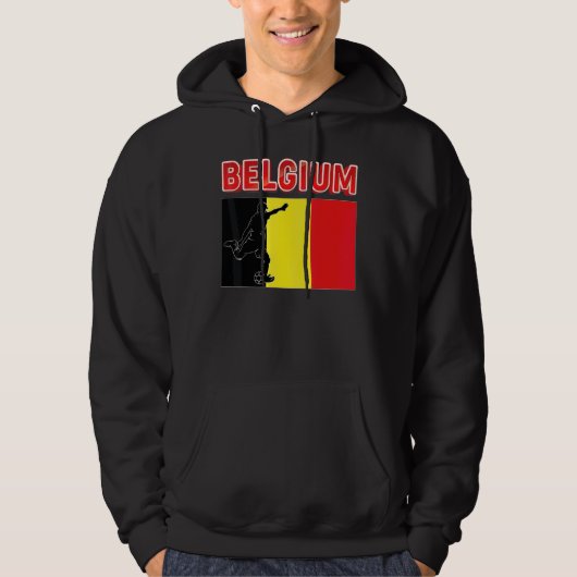 Fan Belgium National Team World Football Soccer Ch Hoodie (Vorderseite)