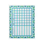 Fan Boy's Men's Weekly Christmas Organizer Planner Notizblock (Rotiert)