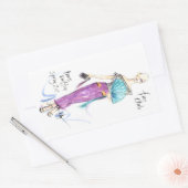 Fan Club Rechteckiger Aufkleber (Umschlag)