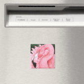 Fan Dancer - Flamingo Magnet (In Situ (Geschirrspüler))