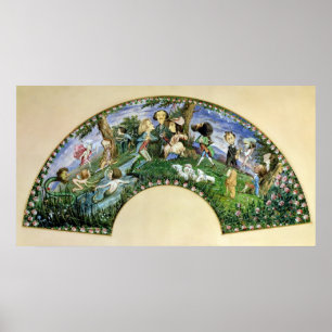 Fan, der George Sand und ihre Freunde darstellt Poster