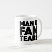 Fan des Mann-U zerreißt Tasse für Liverpool- u. (VorderseiteRechts)