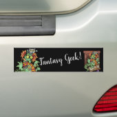 Fan Dragon "Fantasy Geek!" Autoaufkleber (Auf Auto)
