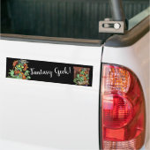 Fan Dragon "Fantasy Geek!" Autoaufkleber (Auf Lkw)