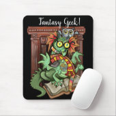 Fan Dragon "Fantasy Geek!" Mousepad (Mit Mouse)