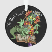 Fan Dragon "Fantasy Geek!" Ornament (Rückseite)
