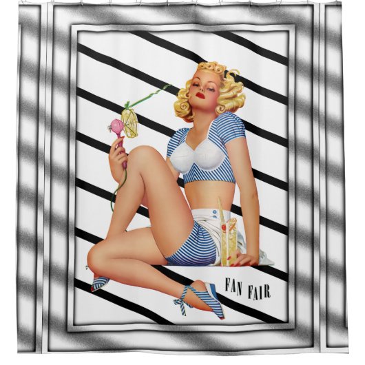 Fan Fair by Enoch Bolles Duschvorhang (Vorderseite)