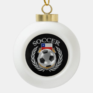 Fan-Gang des Chile-Fußball-2016 Keramik Kugel-Ornament